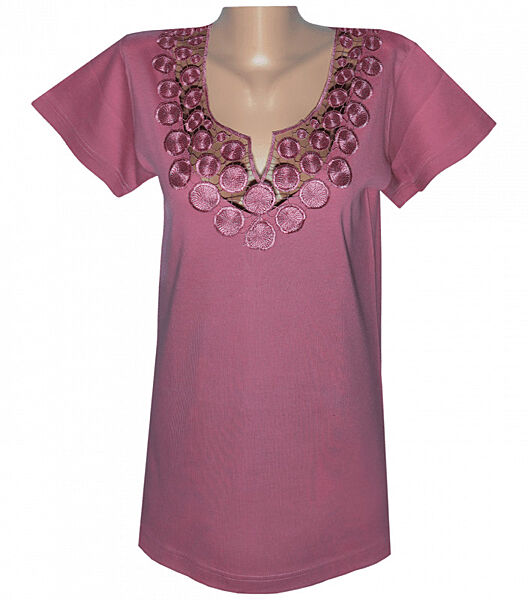 Мереживна футболка жіноча