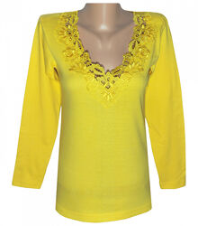 Однотонна футболка жіноча з довгим рукавом