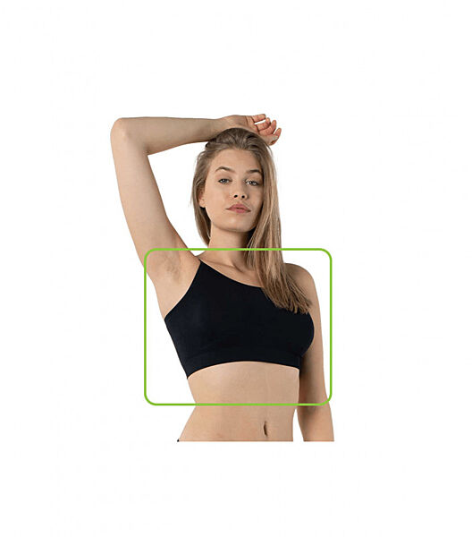 Безшовний топ на тонких бретельках