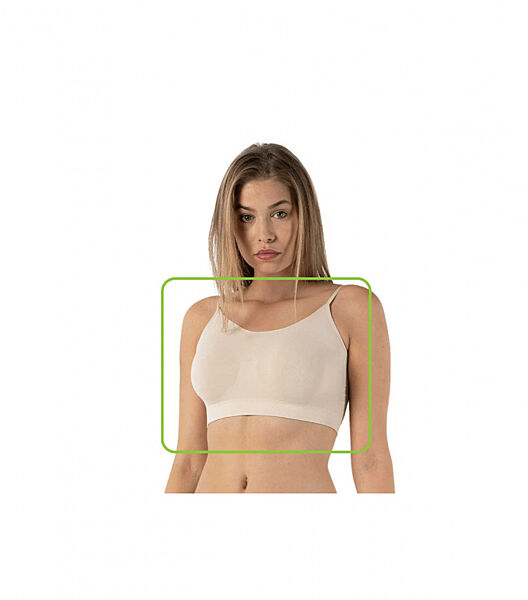 Безшовний топ на тонких бретельках