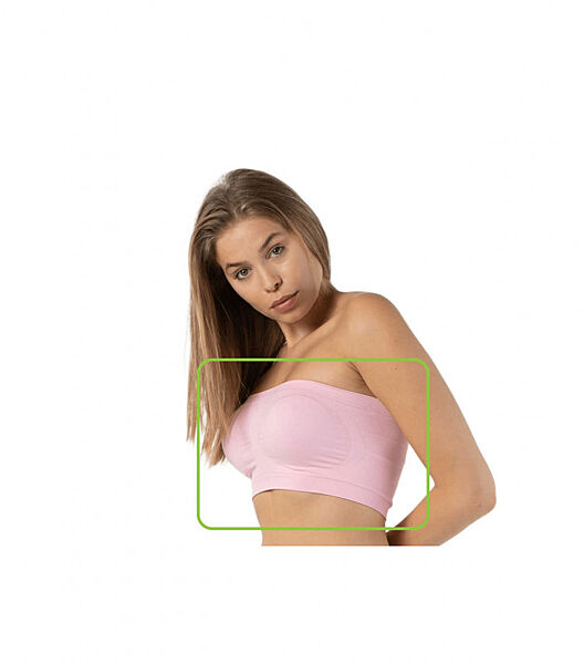 Жіночий топ без бретелів з мікрофібри