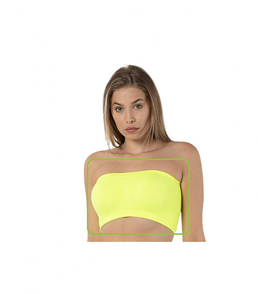 Жіночий топ без бретелів з мікрофібри