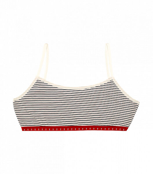 Підлітковий топ з малюнком на тонких бретельках