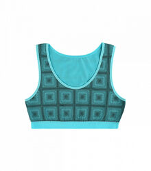 Підлітковий топ з малюнком на широких бретельках