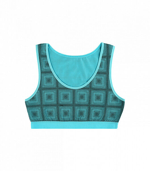 Підлітковий топ з малюнком на широких бретельках