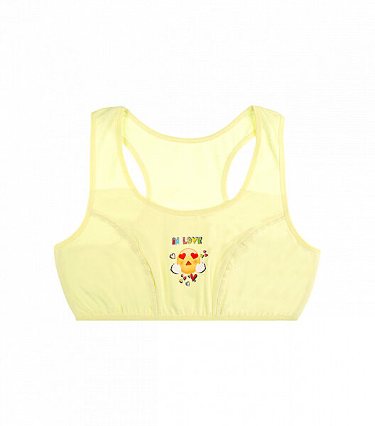 Топ на широких бетелях з принтом