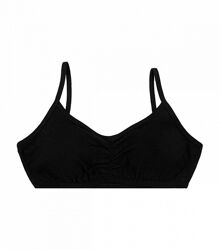 Чорний підлітковий бюстгальтер топ
