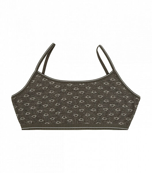 Хлопковий топ на тонких бретельках