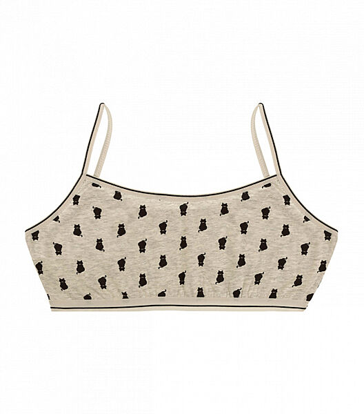 Хлопковий топ на тонких бретельках