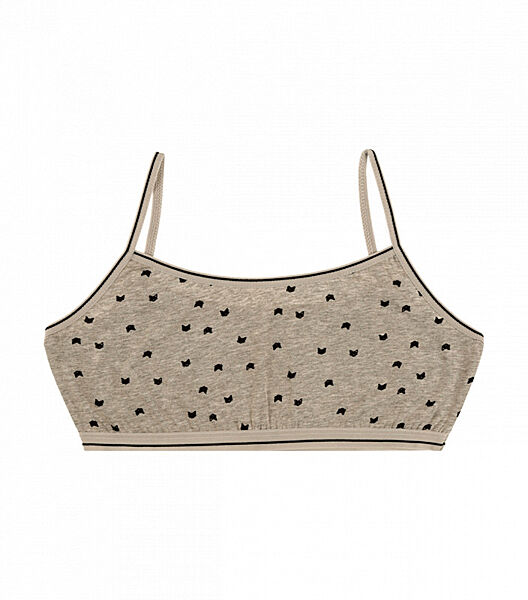 Хлопковий топ на тонких бретельках