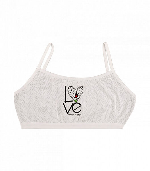 Топ на тонких бретельках з малюнком