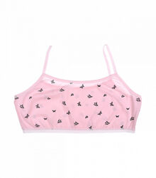 Підлітковий топ на тонких бретелях з малюнком