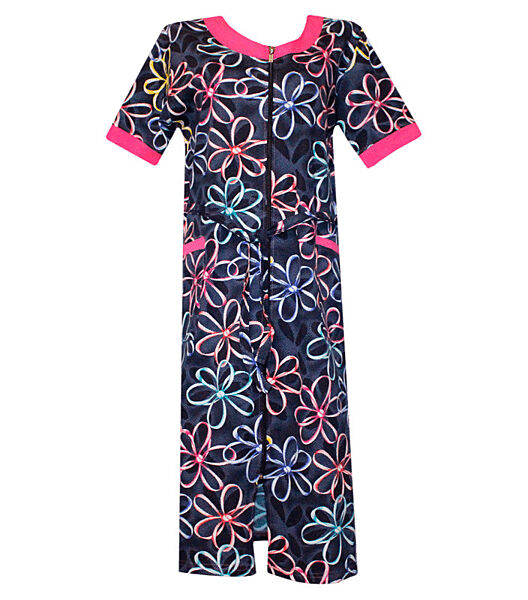 Жіночий халат з короткими рукавами