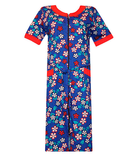 Жіночий халат з короткими рукавами