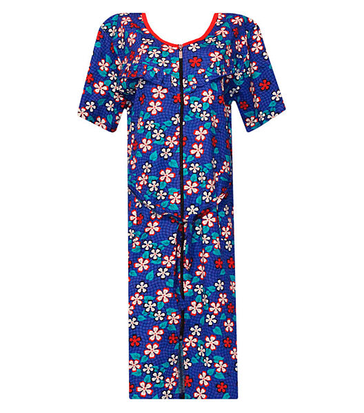 Стильний халат з короткими рукавами