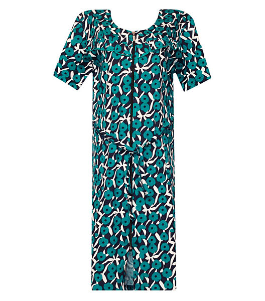 Халат з короткими рукавами