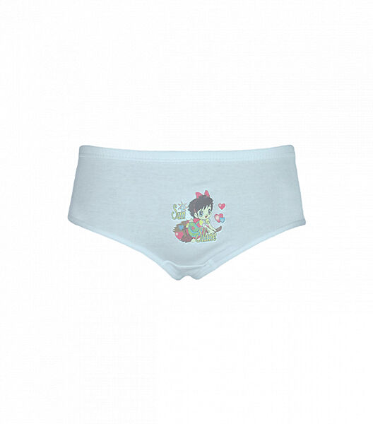 Білі труси сліпи для дівчинки з принтом