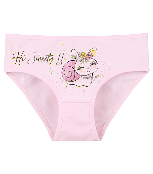 Дитячі сліпи для дівчинки з принтом Равлик