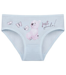 Дитячі сліпи для дівчинки з принтом Медведик