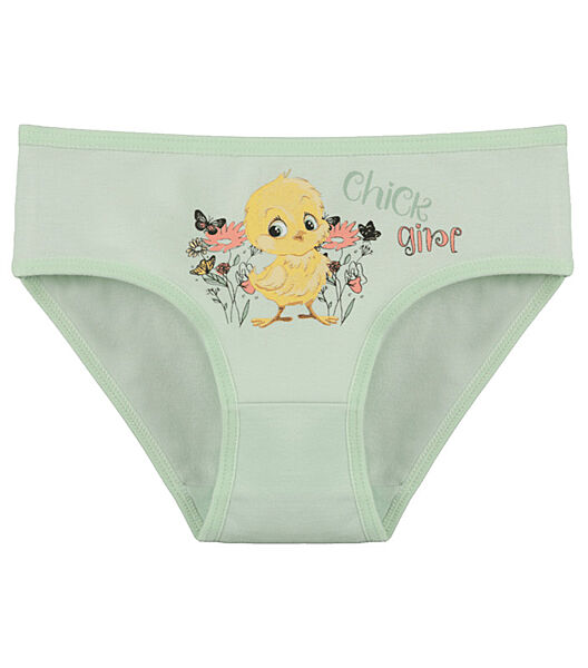 Дитячі сліпи для дівчинки з принтом Chick Girl