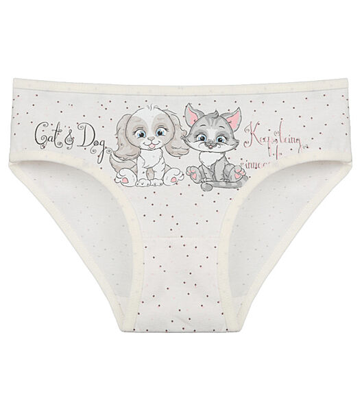 Дитячі сліпи для дівчинки з принтом Cat Dog