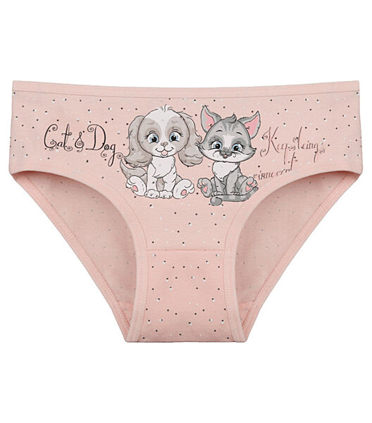 Дитячі сліпи для дівчинки з принтом Cat Dog