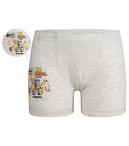 Дитячітрусибоксери для хлопчика з принтом Екскаватор