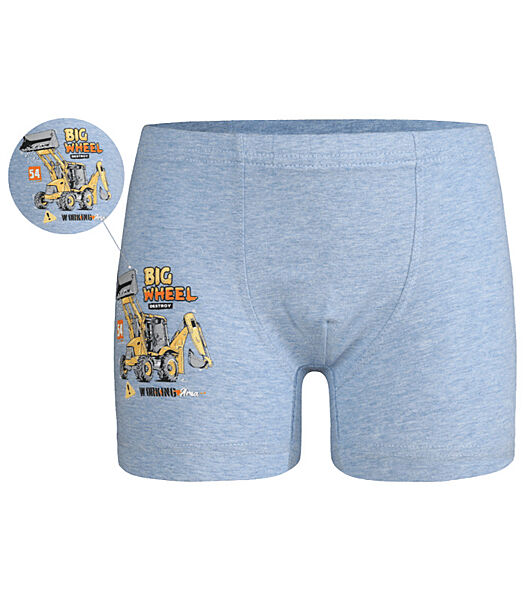 Дитячітрусибоксери для хлопчика з принтом Екскаватор
