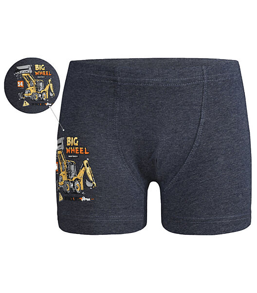 Дитячітрусибоксери для хлопчика з принтом Екскаватор