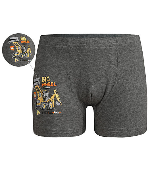 Дитячітрусибоксери для хлопчика з принтом Екскаватор