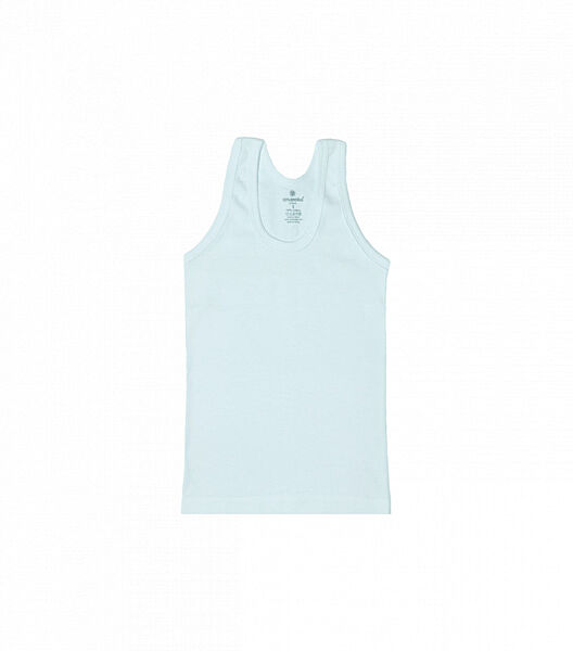 Дитяча біла майка для хлопчика