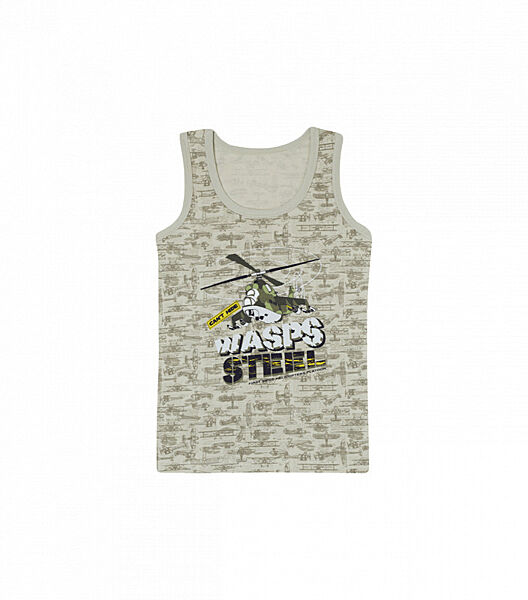 Майка з малюнком вертоліт для хлопчика