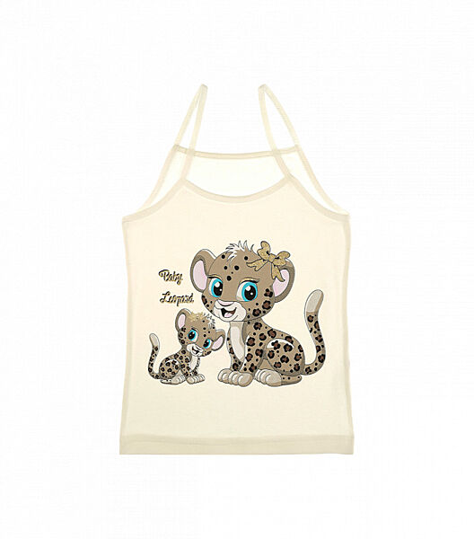 Дитяча майка для дівчаток з принтом