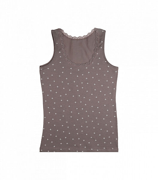 Майка з малюнком на широкихбретелях