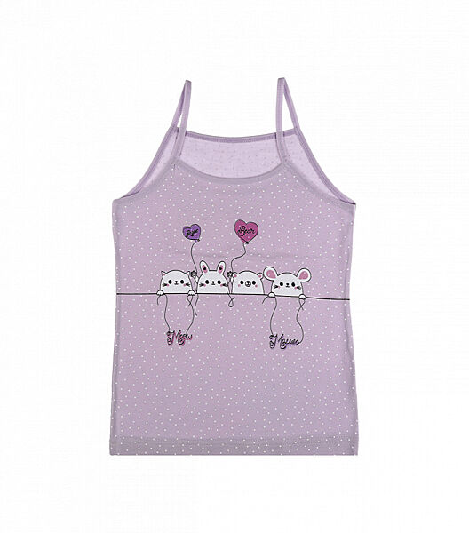 Дитяча хлопкова майка для дівчаток