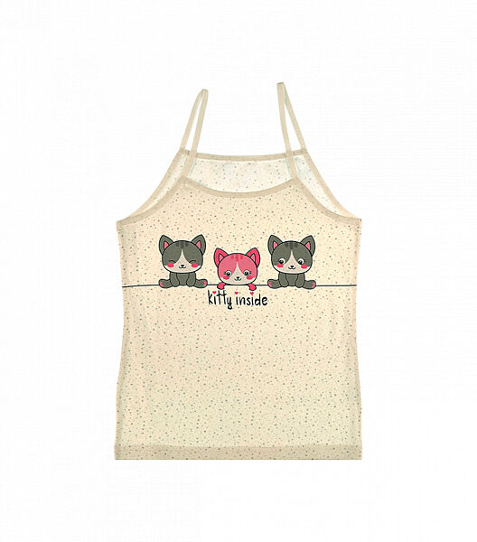 Майка для дівчаток натонкихбретелях