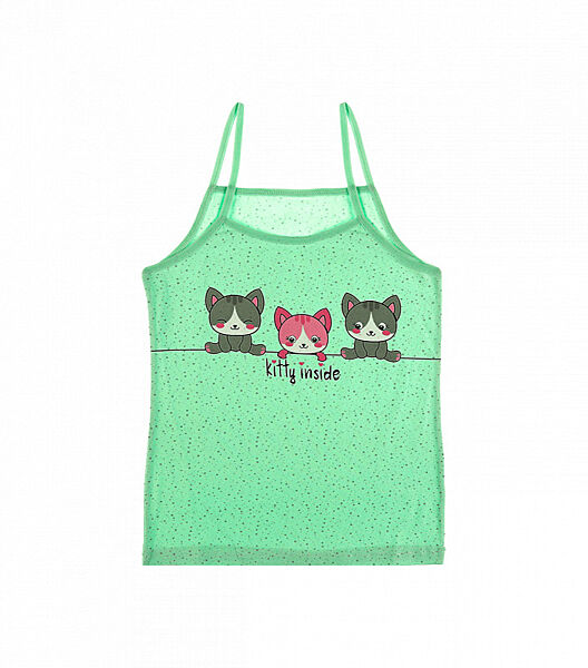 Майка для дівчаток натонкихбретелях