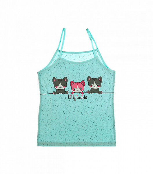 Майка для дівчаток натонкихбретелях