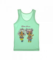 Майка на широкихбретелях зпринтом