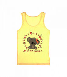 Майка на широкихбретелях змалюнком для дівчаток