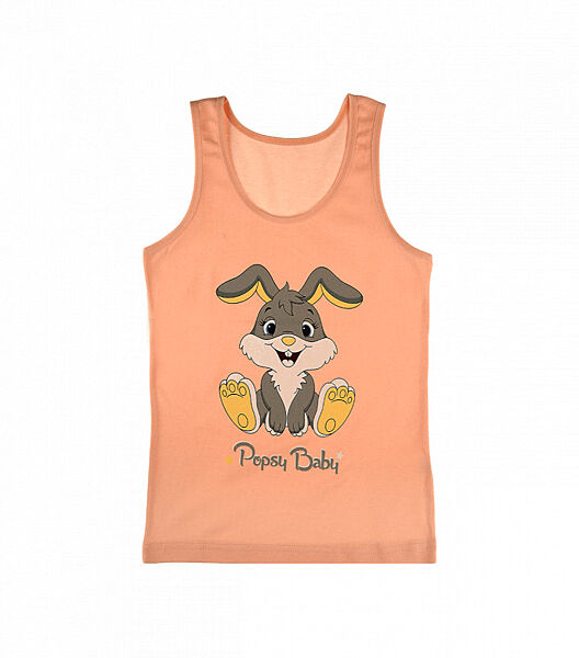 Дитяча майка для дівчаток з принтом