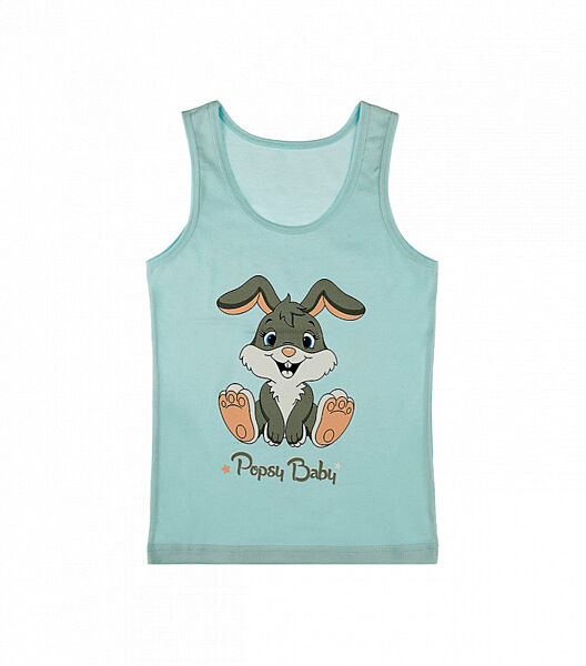 Дитяча майка для дівчаток з принтом