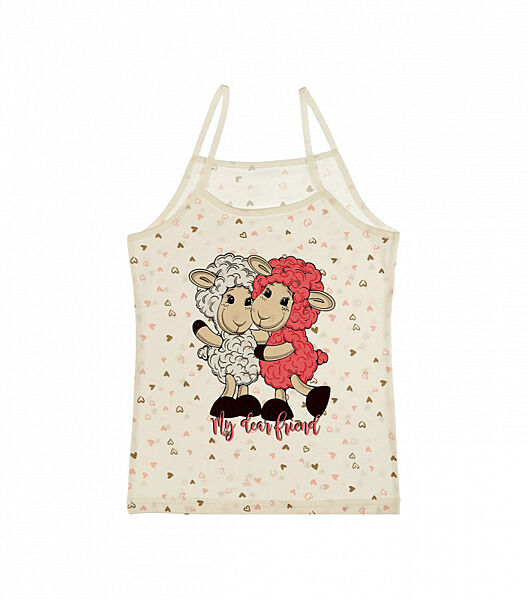 Дитяча майка натонкихбретелях змалюнком