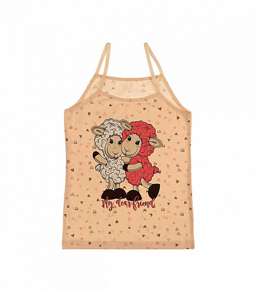 Дитяча майка натонкихбретелях змалюнком