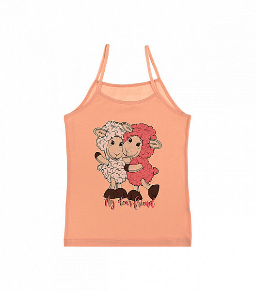 Дитяча майка натонкихбретелях змалюнком