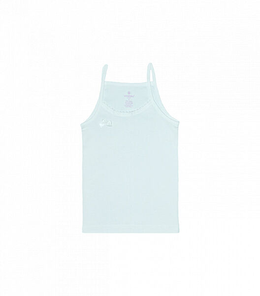 Дитяча майка на тонких бретельках для дівчинки