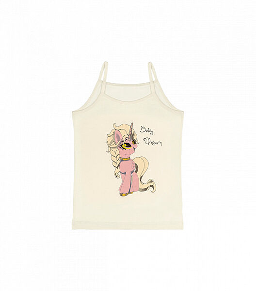 Майка для дівчаток натонкихбретелях