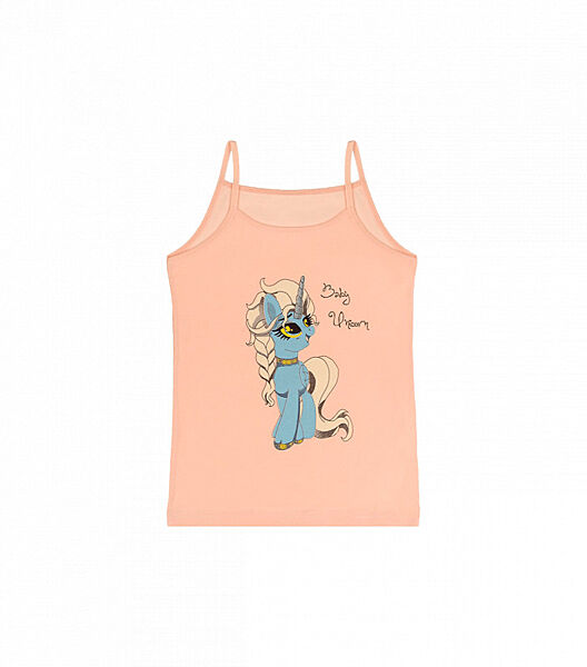 Майка для дівчаток натонкихбретелях