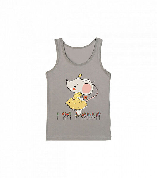 Майка для дівчаток на широкихбретелях