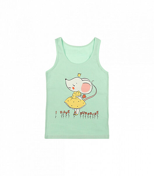 Майка для дівчаток на широкихбретелях